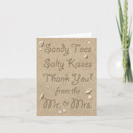Beach Sandy Toes Salty Kiss Foto Tarjeta de agrade