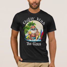 Beach Santa para camisetas masculinas y femeninas