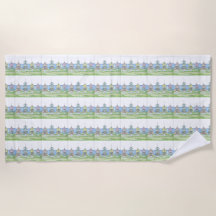 Beach Shack Life 1; toalla de playa