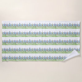 Beach Shack Life 1; toalla de playa