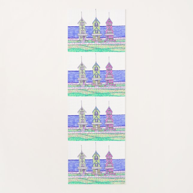 Beach Shack Yoga Mat (Anverso)