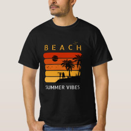 Beach Sunset Vibes | Camiseta tropical de verano