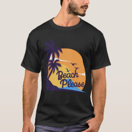 Beach Sunset Vibes | Camiseta tropical de verano