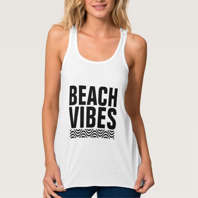 BEACH VIBES Camisetas (Anverso)