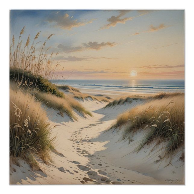 beach wall art poster (Anverso)