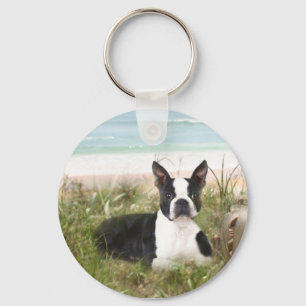 Beachgrass del llavero de Boston Terrier