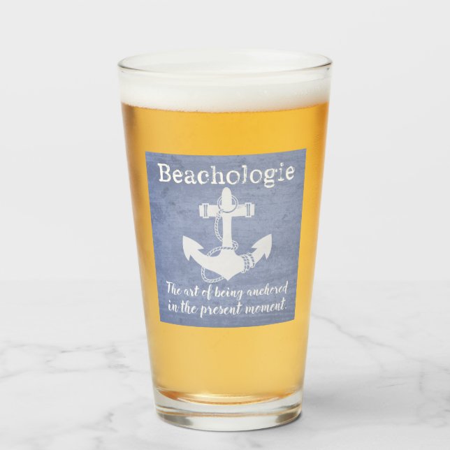 Beachologie anclada en la actual copa de vidrio (Anverso (lleno))