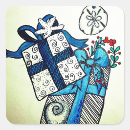 Beachy Presenta Pegatina