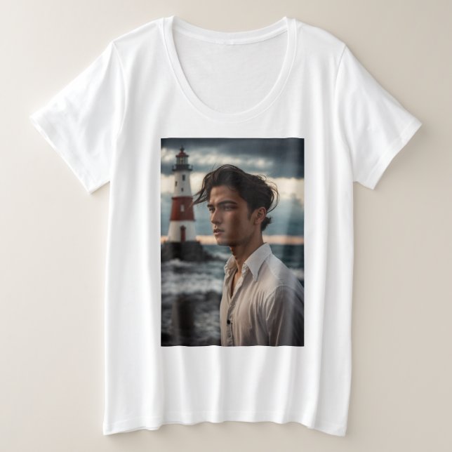 Beacon of Hope Lighthouse T-Shirt (Anverso del diseño)