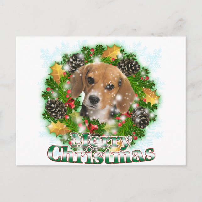 Beagle de las Felices Navidad (Anverso)