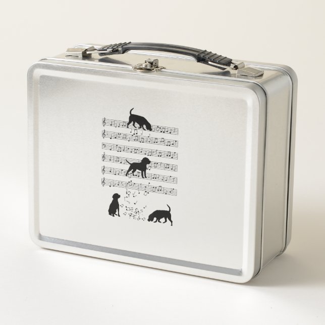 Beagle dog Music Note Clef Musician Beagle do (Anverso)