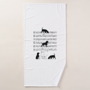 Beagle dog Music Note Clef Musician Beagle do