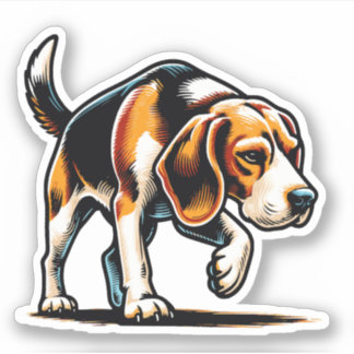 Beagle Dog Pegatina