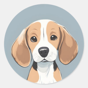 Beagle Face Pegatina