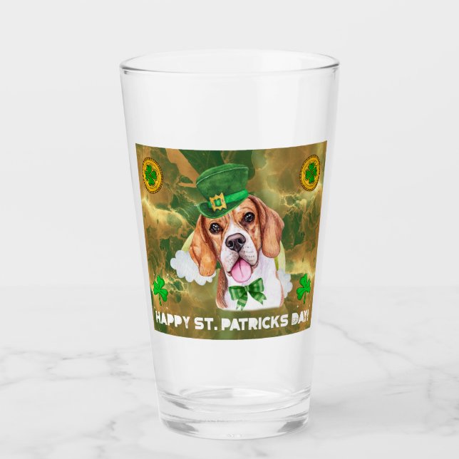 Beagle Gold Happy St Patricks Da (Anverso)