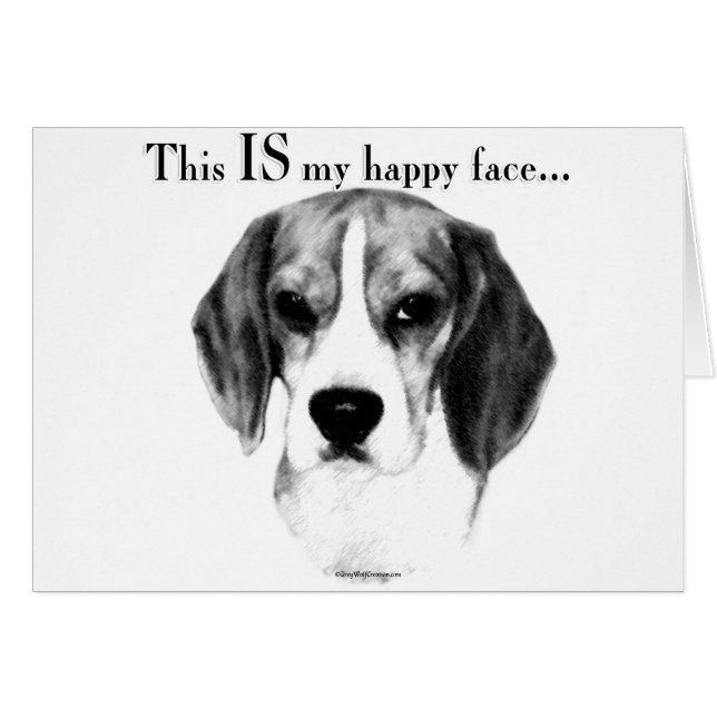 Beagle Happy Face (Anverso (Horizontal))