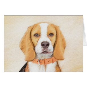 Beagle Hound Dog Pintura original de animales