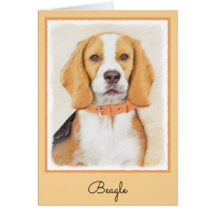 Beagle Hound Dog Pintura original de animales