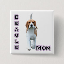Beagle Mom 4 - Botón
