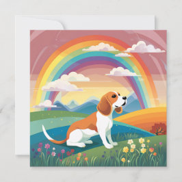 Beagle Personalizado Dog Name Rainbow Bridge Sympa