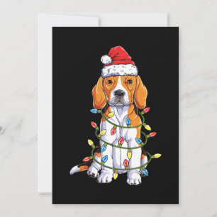 Beagle Santa Christmas Tree Enfoca regalos de Navi