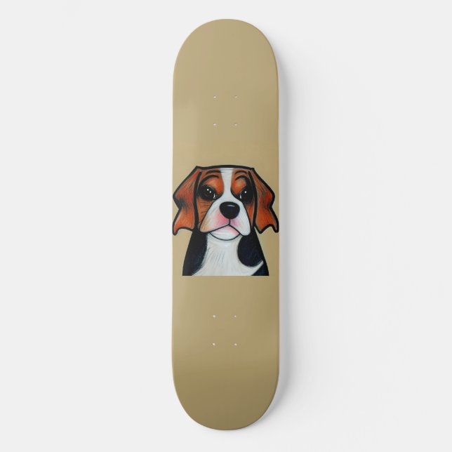 Beagle - Skateboard Personalizado (Anverso)