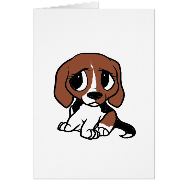 beagle tri puppy personalizado (Frente)