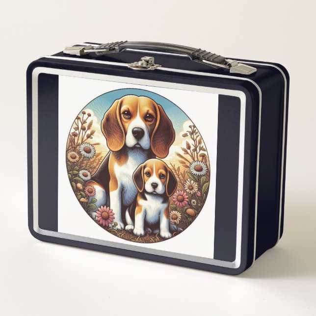 Beagle y pipa, (Anverso)