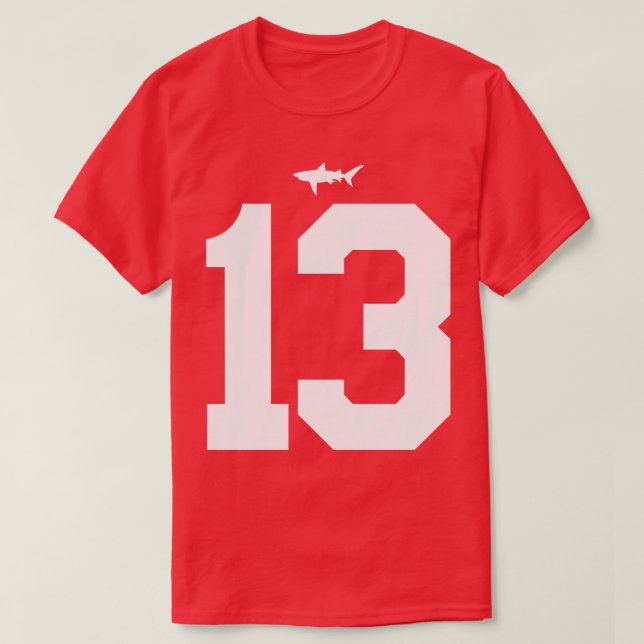 Beamen Miami Sharks Jersey FrontBack Print (Diseño del anverso)