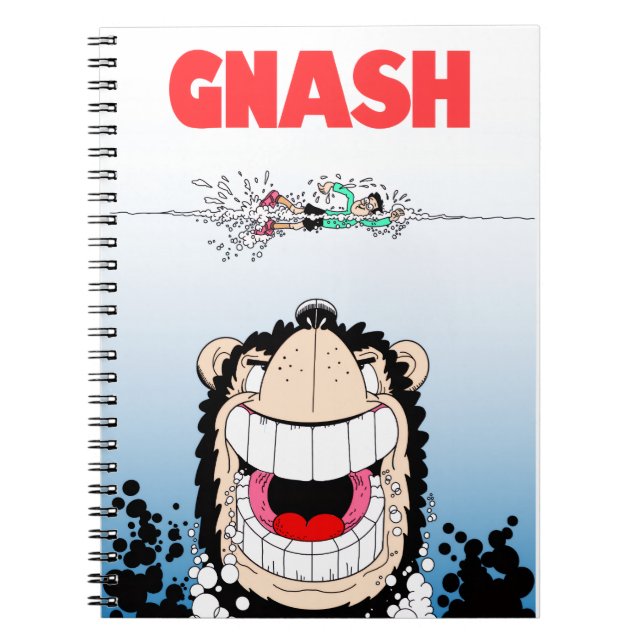 Beano Gnasher "Jaws" 📓 cuaderno paródico (Frente)