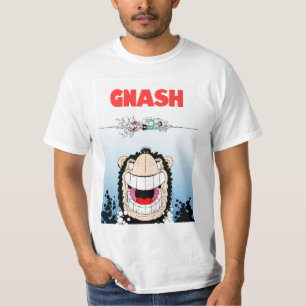 Beano Gnasher Jaws parodia la camiseta masculina