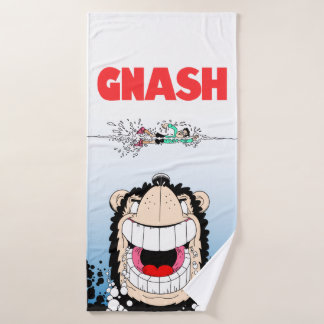 Beano Gnasher "Jaws" parodia toalla de baño 🛁