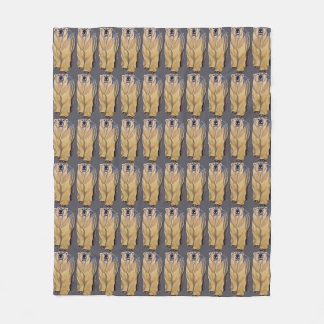 Bear Art Blanket Polar Bear Blankets & Decoración (Anverso)