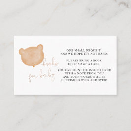 Bear Baby Shower Books Para La Tarjeta Del Bebé