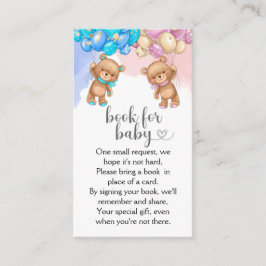 Bear Books para la Tarjeta para el Bebé