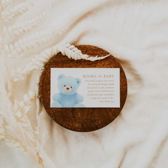 Bear Boy Baby Shower Books para la Tarjeta de Gabi (Subido por el creador)