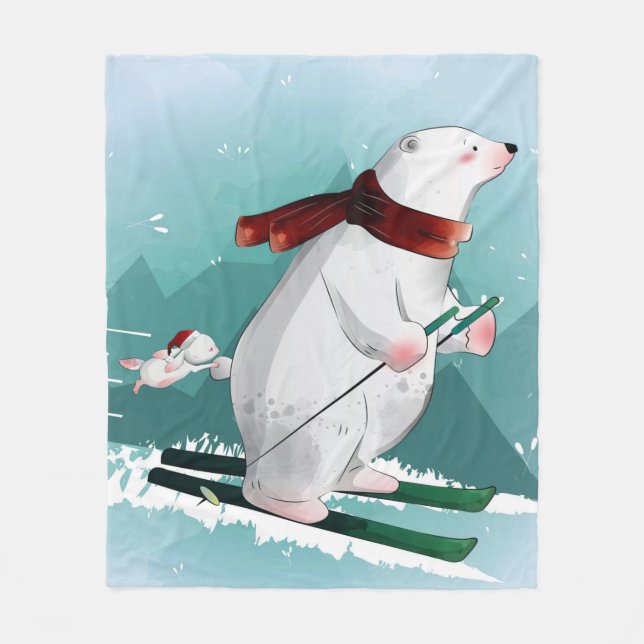 Bear Lovers | Oso Polar Esquí Funny Cute Oso (Anverso)