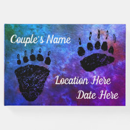 Bear Paws Blue - Libro de invitados