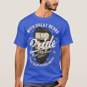 Beard Pride divertida camiseta vintage