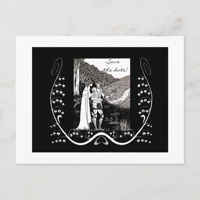 Beardsley Knight y Lady Salven la tarjeta postal d (Anverso)