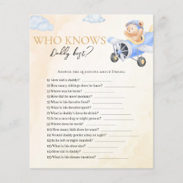 Bearly Wait Quién Conoce a Papi Mejor Tarjeta De J