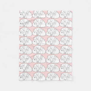 Bears Blanket Polar Bear Art Fleece Blanket