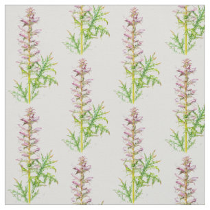 Bears brea rosa flor blanca tela acuarela