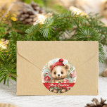 Beary Merry Christmas Pegatina<br><div class="desc">¡Trae un poco de alegría por las vacaciones donde quiera que vayas con el Pegatina de Navidad Beary Merry! ・ Impreso en papel de alta calidad y sin ácido para un uso duradero ・ Impresión vibrante de color completo y de color completo que aparece ・ Delante resistente a las escotillas,...</div>