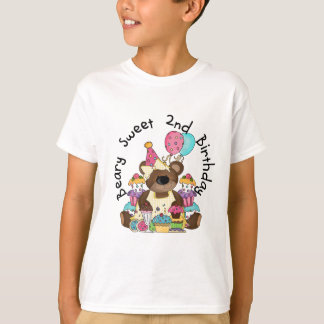 Beary Sweet 2º cumpleaños camisetas y regalos