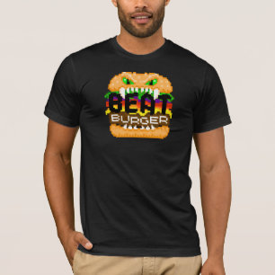 Beatburger muerde la camisa trasera del logotipo