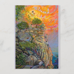 Beatitudes Tarjeta de oración, Sermón en el Monte