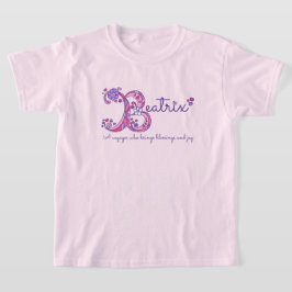 Beatrix chicas B nombre que significa camisa monog