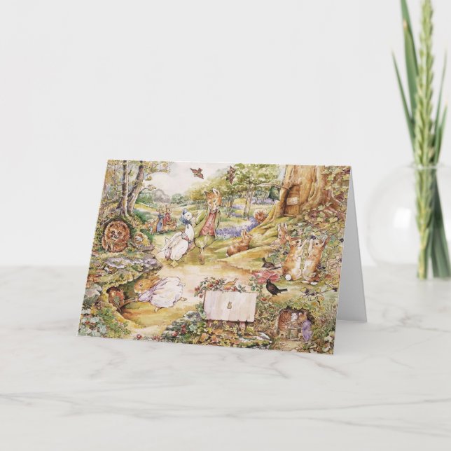 Beatrix Potter Cute Peter y sus amigos (Anverso)