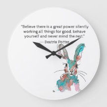 Beatrix potter impermeable reloj de conejo